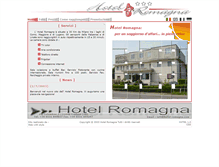 Tablet Screenshot of hotel-romagna.com